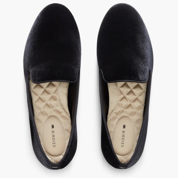 Birdies Shoes - Like new! Birdies The Starling Velvet Black size 6.5